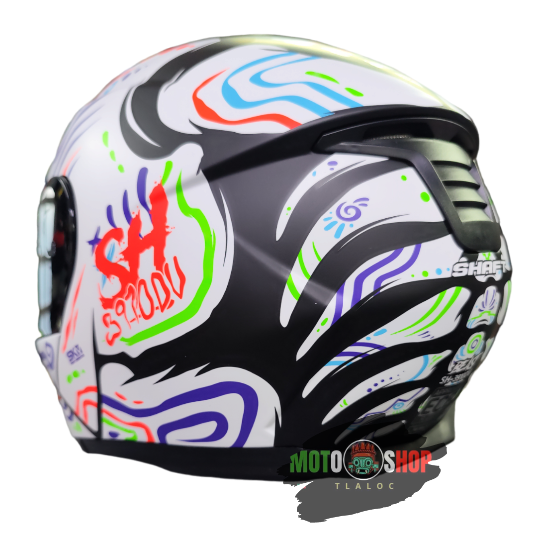 Casco shaft online blanco