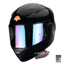 Cargar imagen en el visor de la galería, CASCO OTS HUSKY NEGRO BRILLOSO