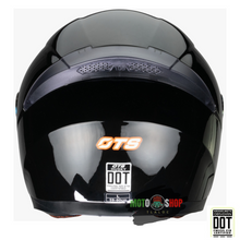 Cargar imagen en el visor de la galería, CASCO OTS HUSKY NEGRO BRILLOSO