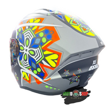 Cargar imagen en el visor de la galería, CASCO AXXIS ESPAÑA INTEGRAL DRAKEN STAR C17 GRIS FLOU