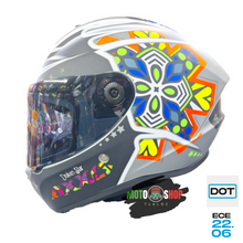 Cargar imagen en el visor de la galería, CASCO AXXIS ESPAÑA INTEGRAL DRAKEN STAR C17 GRIS FLOU