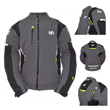 Cargar imagen en el visor de la galería, CHAMARRA HEBOTECH HELD GRIS NEON PROTECCIONES