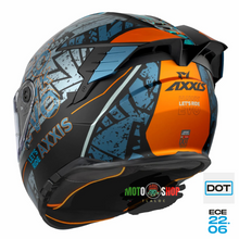 Cargar imagen en el visor de la galería, CASCO AXXIS INTEGRAL HAWK B7 NARANJA MATE