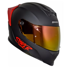 Cargar imagen en el visor de la galería, CASCO SHAFT INTEGRAL SH502 SOLID NEGRO , ROJO MATE