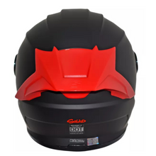 Cargar imagen en el visor de la galería, CASCO SHAFT INTEGRAL SH502 SOLID NEGRO , ROJO MATE