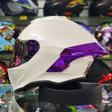 Cargar imagen en el visor de la galería, CASCO INTEGRAL XTRONG XTR-820 BLANCO PERLA MORADO