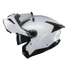 Cargar imagen en el visor de la galería, CASCO AXXIS ABATIBLE GHOSFIGHTER BLANCO SOLID