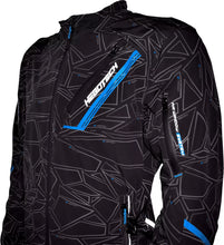 Cargar imagen en el visor de la galería, CHAMARRA HEBOTECH SOFTSHELL AZUL IMPERMEABLE