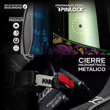 Cargar imagen en el visor de la galería, CASCO INTEGRAL HAX ONIX MONSTER VERDE BRILLOSO