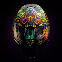Cargar imagen en el visor de la galería, CASCO INTEGRAL HAX FORCE KUKULCAN MORADO BRILLOSO