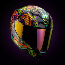 Cargar imagen en el visor de la galería, CASCO INTEGRAL HAX FORCE KUKULCAN MORADO BRILLOSO
