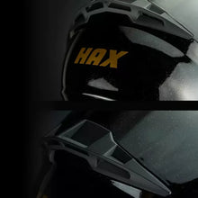 Cargar imagen en el visor de la galería, CASCO HAX JET 3/4 EMERALD NEGRO BRILLOSO