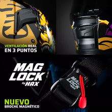 Cargar imagen en el visor de la galería, CASCO INTEGRAL HAX FORCE SHEN LONG BRILLOSO