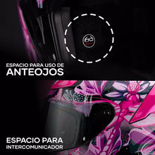 Cargar imagen en el visor de la galería, CASCO INTEGRAL HAX ONIX DRAGON FLY ROSA