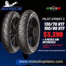 Cargar imagen en el visor de la galería, LLANTA MICHELIN PILOT STREET 2