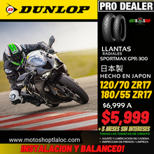 Cargar imagen en el visor de la galería, LLANTAS DUNLOP SPORTMAX GPR-300