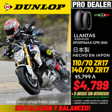 Cargar imagen en el visor de la galería, LLANTAS DUNLOP SPORTMAX GPR-300