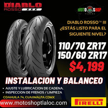 Cargar imagen en el visor de la galería, LLANTA PIRELLI DIABLO ROSSO 3