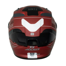 Cargar imagen en el visor de la galería, CASCO INTEGRAL AXXIS FENIX C5 ORK ROJO MATE