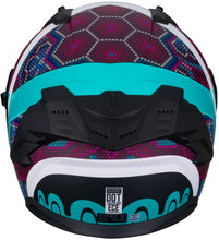 Cargar imagen en el visor de la galería, CASCO HAX INTEGRAL OBSIDIAN HUICHOL MORADO 2.0