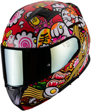 Cargar imagen en el visor de la galería, CASCO ABATIBLE HAX AMATISTA MANEKI NEKO BRILLOSO