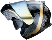Cargar imagen en el visor de la galería, CASCO ABATIBLE HAX AMATISTA WIND GOLD BRILLOSO