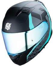 Cargar imagen en el visor de la galería, CASCO ABATIBLE HAX AMATISTA WIND TURQUESA MATE