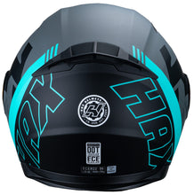 Cargar imagen en el visor de la galería, CASCO ABATIBLE HAX AMATISTA WIND TURQUESA MATE