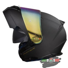Cargar imagen en el visor de la galería, CASCO HAX ABATIBLE AMATISTA NEGRO MATE GOLD