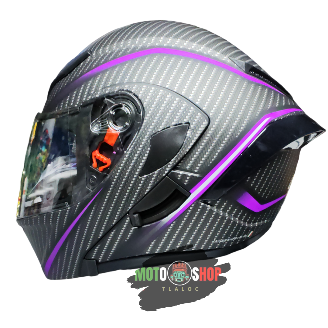 Casco iron racing abatible sale