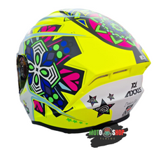 Cargar imagen en el visor de la galería, CASCO AXXIS ESPAÑA INTEGRAL DRAKEN STAR C3 AMARILLO FLUO
