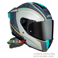 Cargar imagen en el visor de la galería, CASCO AXXIS INTEGRAL HAWK TITAN VERDE MATE
