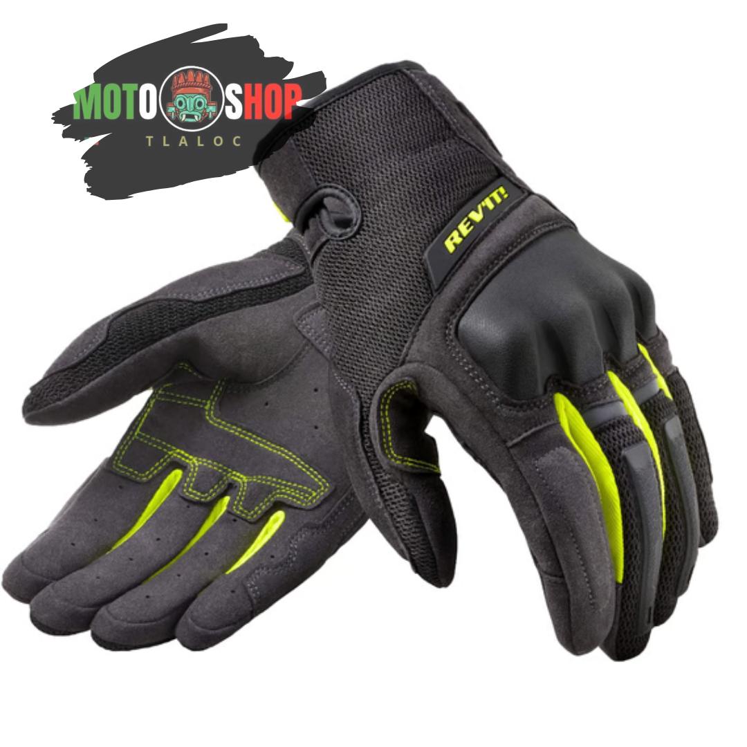 GUANTES REVIT VOLCANO YELLOW NEON / BLACK – MOTO SHOP TLALOC