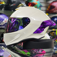 Cargar imagen en el visor de la galería, CASCO INTEGRAL XTRONG XTR-820 BLANCO PERLA MORADO
