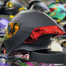 Cargar imagen en el visor de la galería, CASCO INTEGRAL XTRONG XTR-820 NEGRO MATE ROJO
