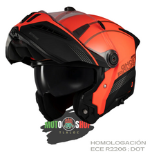 Cargar imagen en el visor de la galería, CASCO AXXIS ABATIBLE GHOSFIGHTER BITONE MATE
