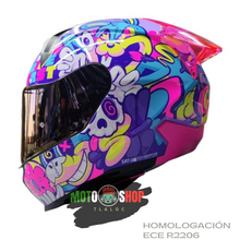 Cargar imagen en el visor de la galería, CASCO INTEGRAL SHAFT SH-560 MELO FUCSIA BRILLOSO
