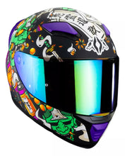 Cargar imagen en el visor de la galería, CASCO OTS INTEGRAL HANNYA VIOLETA CERTIFICACION DOT
