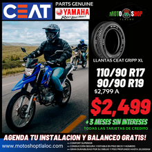 Cargar imagen en el visor de la galería, LLANTAS CEAT GRIPP XL YAMAHA GENUINE PARTS
