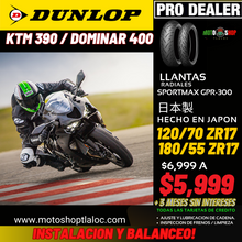 Cargar imagen en el visor de la galería, LLANTAS DUNLOP SPORTMAX GPR-300
