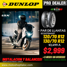 Cargar imagen en el visor de la galería, LLANTAS DUNLOP SCOOTSMART
