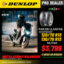 Cargar imagen en el visor de la galería, LLANTAS DUNLOP SCOOTSMART
