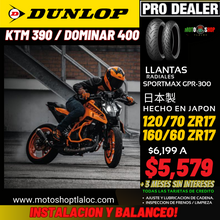 Cargar imagen en el visor de la galería, LLANTAS DUNLOP SPORTMAX GPR-300
