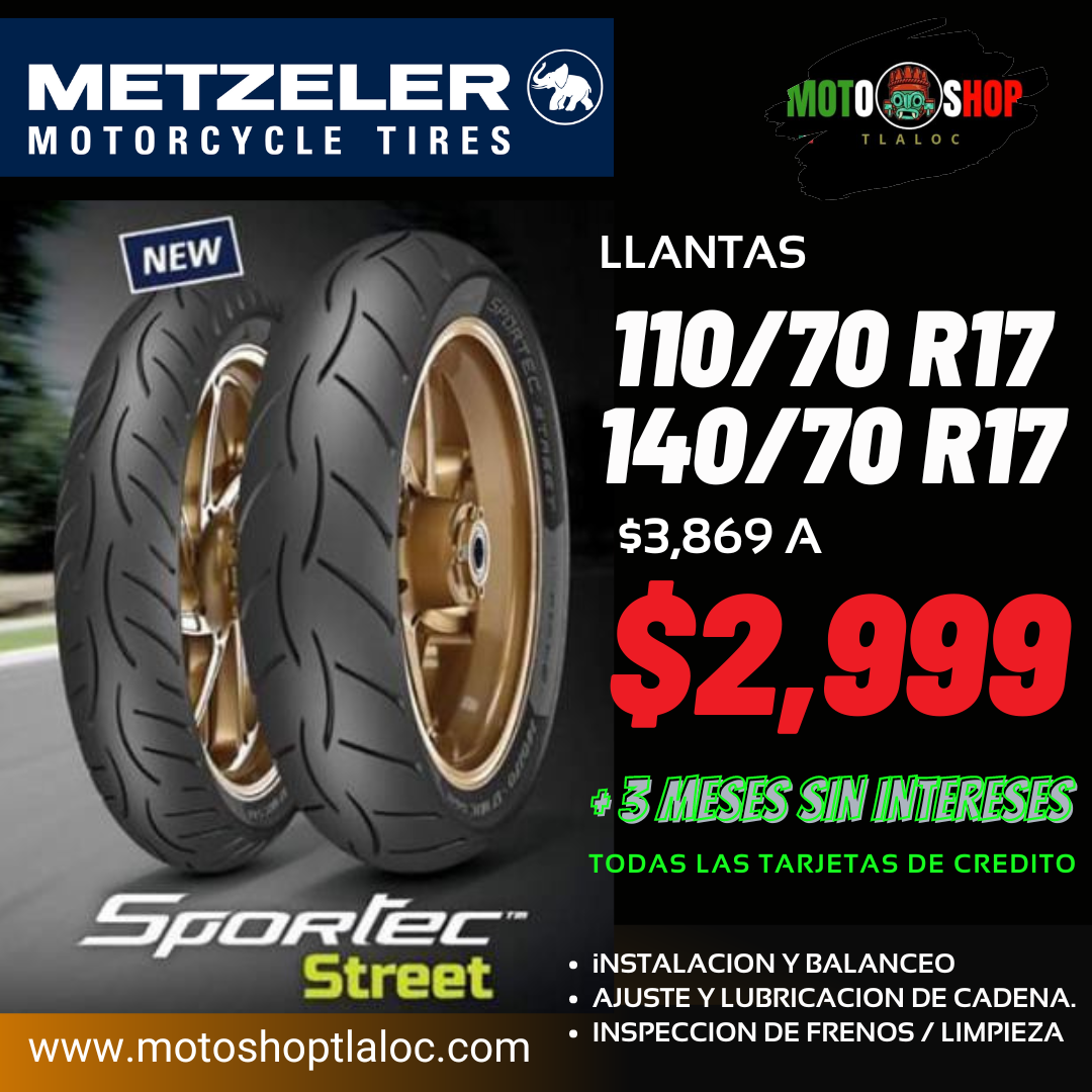 LLANTAS METZELER SPORTEC STREET – MOTO SHOP TLALOC