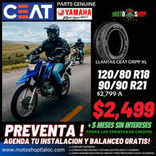 Cargar imagen en el visor de la galería, LLANTAS CEAT GRIPP XL YAMAHA GENUINE PARTS
