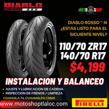 Cargar imagen en el visor de la galería, LLANTA PIRELLI DIABLO ROSSO 3
