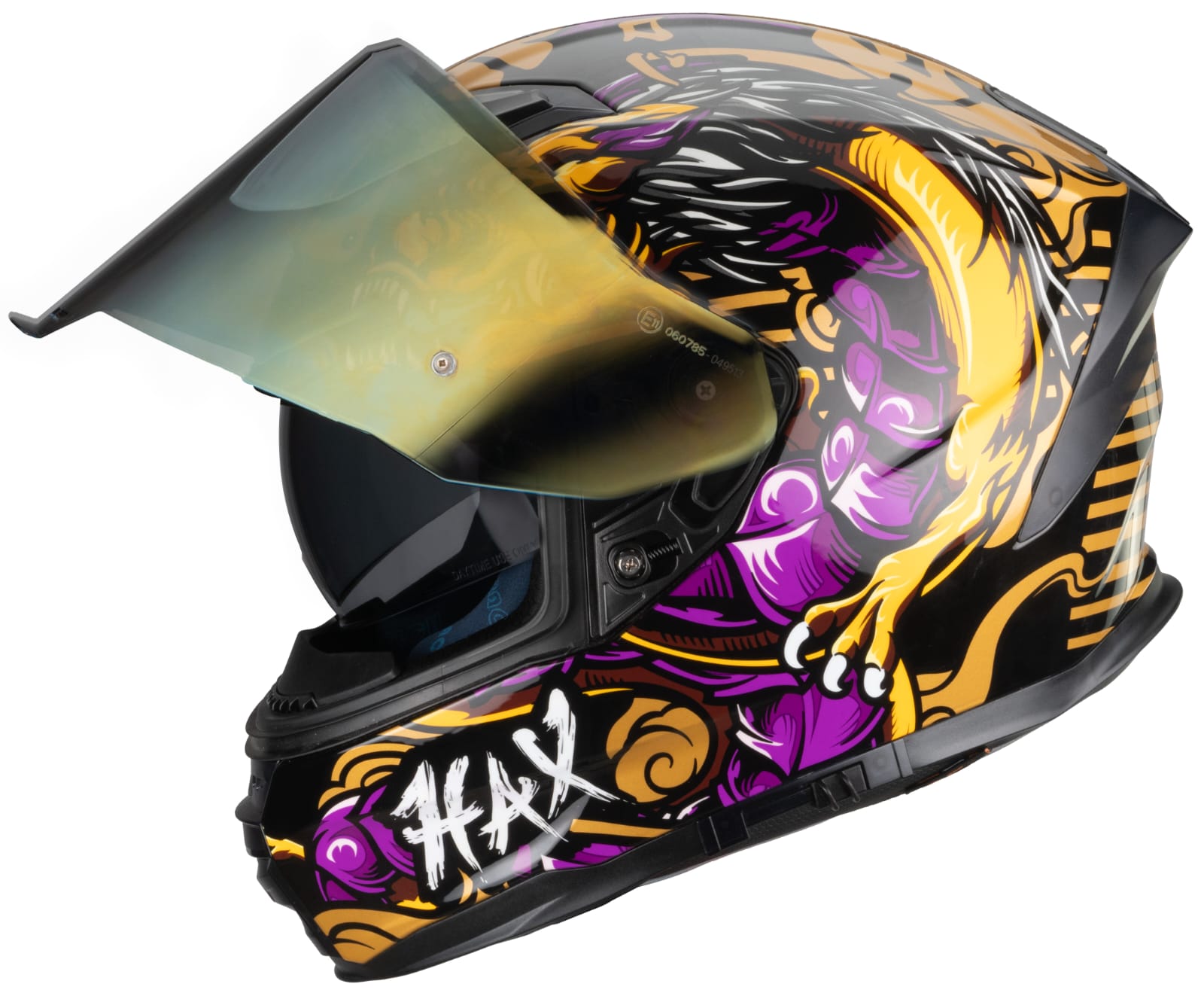 H e l l o ☻ˎˊ CASCO INTEGRAL HAX FORCE SHEN LONG BRILLOSO – MOTO SHOP TLALOC
