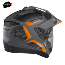 Cargar imagen en el visor de la galería, CASCO NOLAN N70_2X Doble TORPEDO NEGRO/NARANJA
