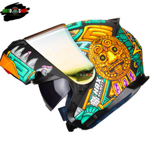 Cargar imagen en el visor de la galería, CASCO ABATIBLE HAX AMATISTA JAGUAR AQUA
