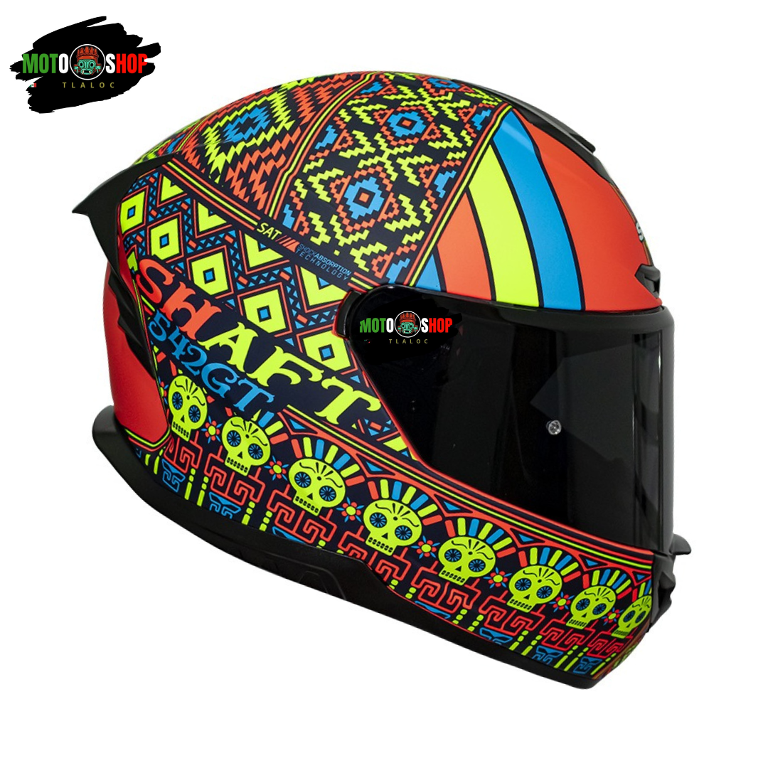 CASCO SHAFT INTEGRAL SH542 GT CARNAVAL NARANJA